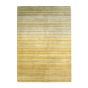 Fine Stripes Modern Pattern Wool Rugs in Ochre