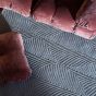 Folia Carved Wool Rugs 38904 by Wedgwood in Cool Grey