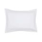 Calm Plain Cotton Bedding in White