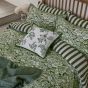 Hibiscus Cushion by Bedeck of Belfast x Burleigh in Green