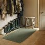 Multi Grip Washable Plain Doormat in Sage Green