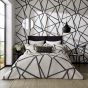 Sumi Spot Cushion by Morris & Co in Pearl & Charcoal Grey