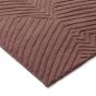 Folia Carved Wool Rugs 38902 by Wedgwood in Mink Brown