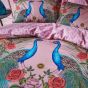 Xanadu Peacock Bedding Set with Pillowcase by Matthew Williamson in Pink