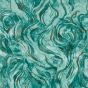 Lavico Wallpaper W0168/04 by Clarke & Clarke in Teal Blue
