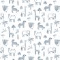 Funky Jungle Wallpaper 112630 by Harlequin in Navy Blue