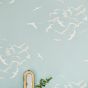 Larina Wallpaper 216578 by Sanderson in Sky Blue