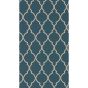 Empire Trellis Wallpaper 216338 by Sanderson in Indigo Linen