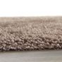 Chicago Shaggy Modern Plain Rugs in Latte