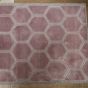 Manipur Geometric Runner Rug in Amethyst Purple By Designers Guild