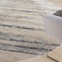 Rustic Textures RUS04 Abstract Circle Rugs in Beige Grey