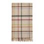 Barnes Tartan Check Merino Lambs Wool Throw by LuxeTapi in Bright Multi