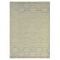 Arris Geometric Wool Rugs 37304 in Grey and Gold by Wedgwood