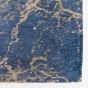 Louis De Poortere Modern Abstract Mad Men Cracks 8629 Rug in Abyss Blue