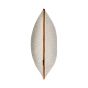 Leighton Boucle Velvet Piping Bolster Cushion in Cream Mustard Yellow