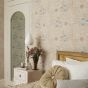 Larkspur Wallpaper 212557 by Morris & Co in Manilla Old Rose