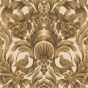 Gibbons Carving Wallpaper 9019 by Cole & Son in Metallic Gold