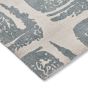 Woodblock 163001 Cotton Rugs by Ted Baker in Grey