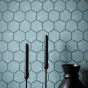 Aikyo Geometric Wallpaper 111920 by Scion in Coast Blue
