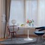 Gio Geometric Wool Rugs 39105 by Wedgwood in Noir Black