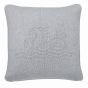 Signature Knit Cushion by Bedeck of Belfast in Silver