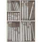 Ex Libris Wallpaper 15029 by Cole & Son in Stone Linen