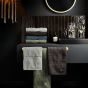 Kanoko Organic Cotton Towels by Zoffany in Flint Grey