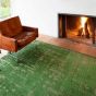 Louis De Poortere Abstract Structures Baobab Rugs 9202 in Perriers Green