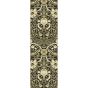 Bullerswood Runner Rugs 127305 in Charcoal Mustard By William Morris