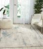 Maxell MAE17 Abstract Rugs by Nourison in Ivory Teal Blue