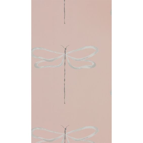 Dragonfly Wallpaper 111934 by Scion in Rose Pink