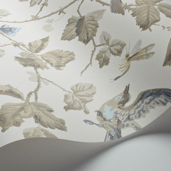 Winter Birds Wallpaper 100 2008 by Cole & Son in Yellow Green
