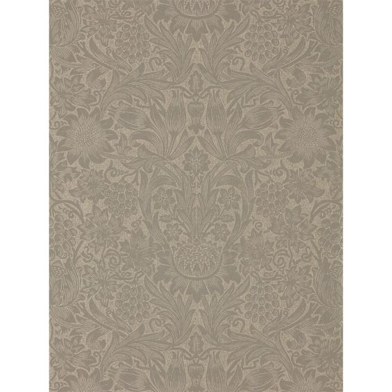 Pure Sunflower Wallpaper 216045 by Morris & Co in Mole Gold