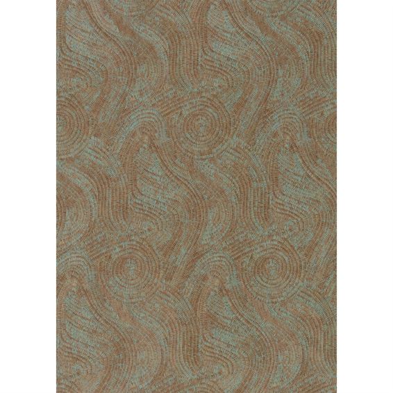 Hawksmoor Wallpaper 312598 by Zoffany in Oxidised Copper
