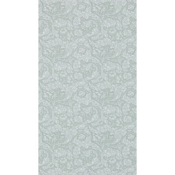 Bachelors Button Wallpaper 214735 by Morris & Co in Silver Grey