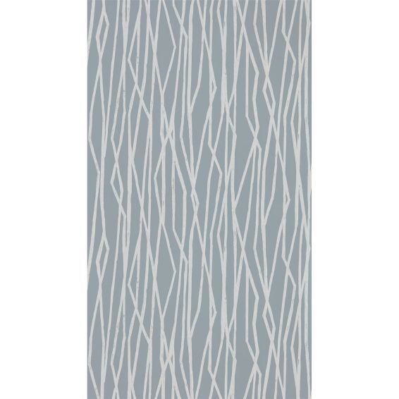 Genki Stripe Wallpaper 111930 by Scion in Dove Grey