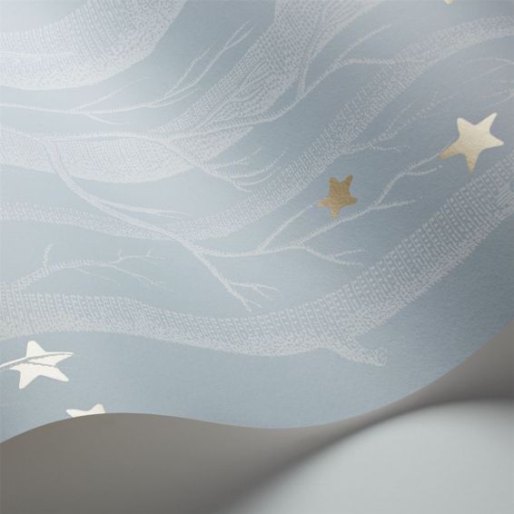 Woods & Stars Wallpaper 11051 by Cole & Son in Powder Blue