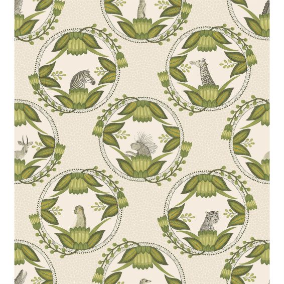 Ardmore Cameos Wallpaper 9041 by Cole & Son in Stone Grey
