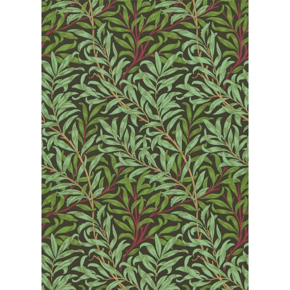 Willow Bough Wallpaper 216950 by Morris & Co in Bitter Chocolate