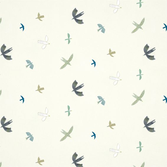 Skies Above Wallpaper 112641 by Harlequin in Duckegg Linen