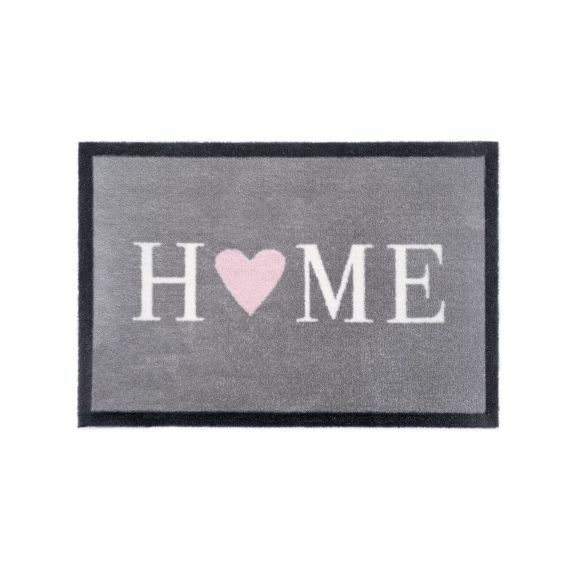 My Home 2 Washable Anti Slip Doormat in Grey