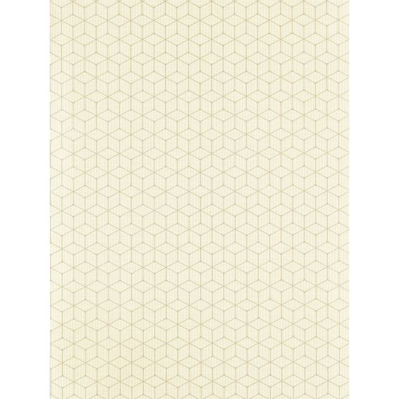 Vault Geometric Wallpaper 112084 by Harlequin in Maize Yellow