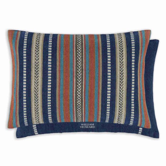 Indus Cushion by William Yeoward in Terracotta Orange