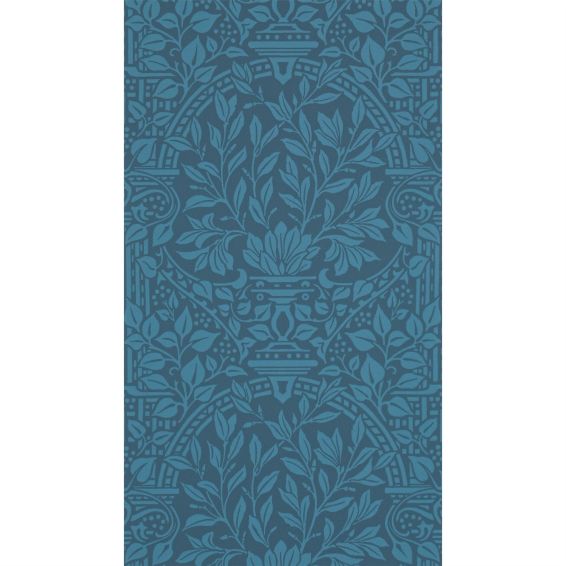 Garden Craft Wallpaper 210357 by Morris & Co in Ink Blue