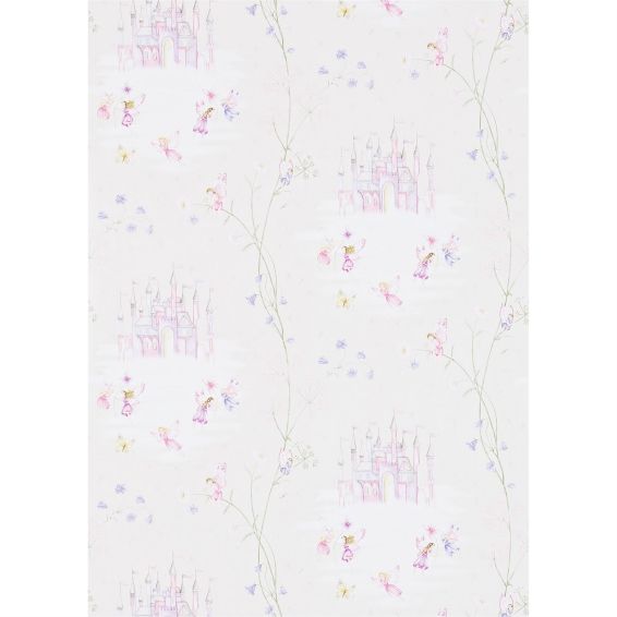 Fairy Castle Wallpaper 214047 by Sanderson in Vanilla White