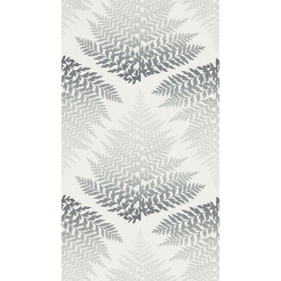 Filix Wallpaper 111380 by Harlequin in Smoke Graphite Grey