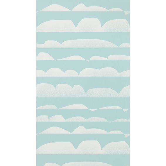 Haiku Clouds Wallpaper 112010 by Scion in Marine Blue
