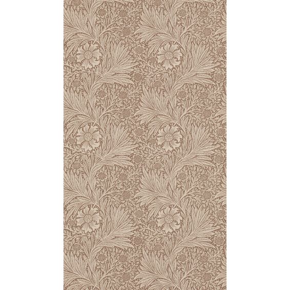Marigold Wallpaper 210366 by Morris & Co in Bullrush Brown