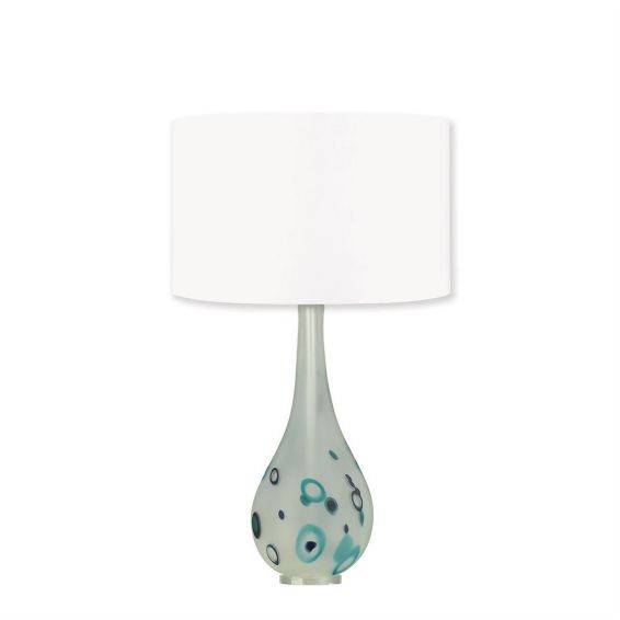 Fiesta Crystal Glass Lamp by William Yeoward in Midnight Blue