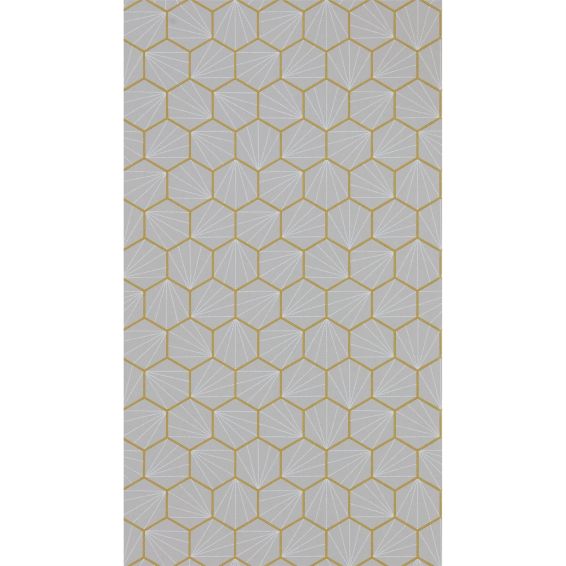 Aikyo Geometric Wallpaper 111922 by Scion in Hemp Brown